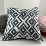 Decorative pillow Code of the Unbreakable Nation SoundSleep black with white