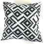 Decorative pillow Code of the Unbreakable Nation SoundSleep black with white