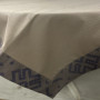 Kitchen tablecloth Code of the Unbreakable Nation SoundSleep gray-blue 140x180 cm