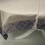 Скатерть кухонная Код Незламної Нації SoundSleep серо-синяя 110х140 см