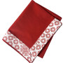 Kitchen tablecloth Code of the Unbreakable Nation SoundSleep white and red 140x180 cm