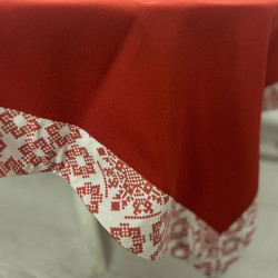 Tablecloth SoundSleep Code of the Unbreakable Nation 140x180 cm white-red (94204513)