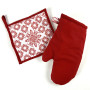 Mitten-mitten Code of the Unbreakable Nation SoundSleep red and white