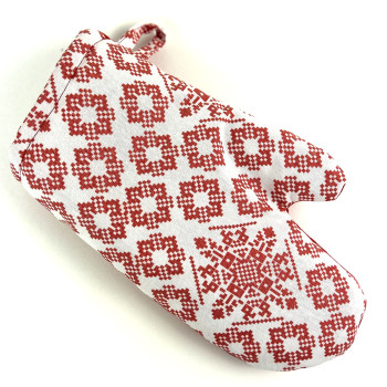 Mitten-mitten Code of the Unbreakable Nation SoundSleep red and white