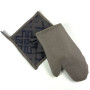 Mitten-mitten Code of the Unbreakable Nation SoundSleep gray with blue