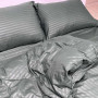Bedding set Fiber Grey Stripe Emily microfiber double