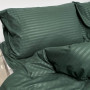 Комплект постельного белья Fiber Green Stripe Emily микрофибра зеленый двуспальный