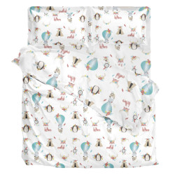 Pillowcase SoundSleep Happe Balloons calico 40x60 cm white with print (2800004569903)