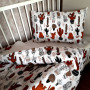 Комплект постельного белья в кроватку Cactus SoundSleep муслин