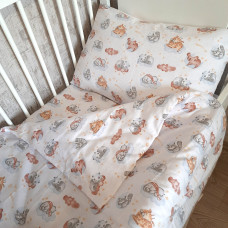 Baby bed linen Sleepig animals SoundSleep flannel