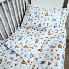 Комплект постельного белья детский Sleeping bears SoundSleep фланель