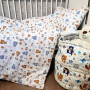 Baby bed linen Sleeping bears SoundSleep flannel