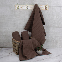 Kitchen towel SoundSleep Mildi 230g waffle 40x60 cm chocolate (2800004633635)