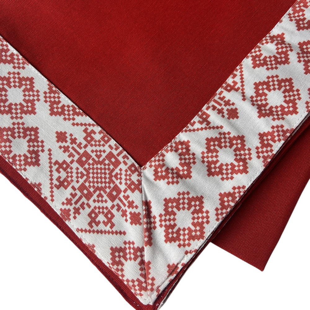 Tablecloth SoundSleep Code of the Unbreakable Nation 110x140 cm white and red (94205169)