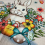 Waffle kitchen towel Easter Bunny SoundSleep 34x60 cm