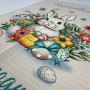 Рушник кухонний вафельний Пасхальний кролик SoundSleep 34х60 см