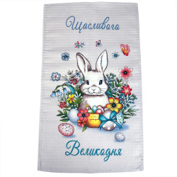 Waffle kitchen towel Easter Bunny SoundSleep 34x60 cm