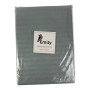 Fitted sheet Fiber Gray Stripe Emily microfiber gray 160x200 cm