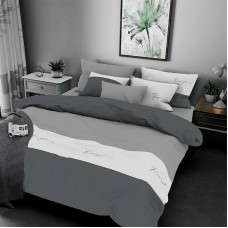 Bed linen set SoundSleep Solvey Gray calico euro