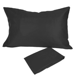 Pillowcase SoundSleep Silken satin 70x70 cm black (2800004522052)