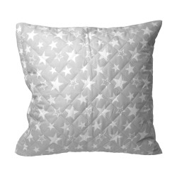 Decorative pillowcase SoundSleep Stars microfiber 50x50 cm gray (2800004592734)