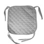 Cover for the stool SoundSleep Gray microfiber 38x38 cm gray (2800004597722)