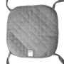 Cover for the stool SoundSleep Gray microfiber 38x38 cm gray (2800004597722)