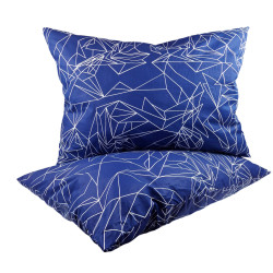 Pillow Emily Soft anti-allergenic Ranfors 50x70 cm blue (2800004650076)