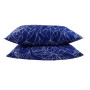 Set of 2 pillows Emily Soft Duo Ranfors 50x70 cm blue (2800004650083)