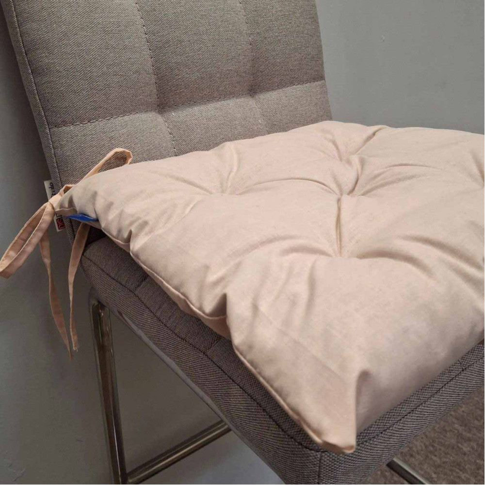 Подушка для стільця SoundSleep Porto бязь 40х40 см пудра (2800004778589)