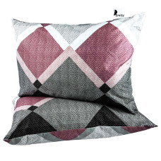 Set of anti-allergenic pillows Dacha TM Emily colored rhombuses 50x70 cm