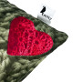 Набор антиаллергенных подушек Дача ТМ Emily цветные сердца 50х70 см