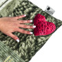 Набор антиаллергенных подушек Дача ТМ Emily цветные сердца 50х70 см