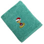 Towel SoundSleep Symbol of the Year 2025 new year with embroidery in a tube terry 40x70 cm aqua (2800004667869)