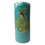 Towel SoundSleep Gold Charm new with embroidery in tube 8x17 cm terry 40x70 cm aqua (2800004667883)