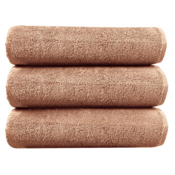 SoundSleep Delicat towel set 2 pcs with loop terry 50x90 cm and 70x140 cm 500g beige (2800004680103)