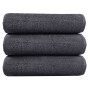 SoundSleep Inspire towel set 2 pcs with loop terry 50x90 cm and 70x140 cm 500g dark gray (2800004680141)