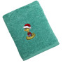 Towel SoundSleep Symbol of the Year 2025 New Year with embroidery terry 40x70 cm aqua (2800004667852)