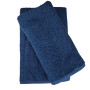 SoundSleep Inspire towel set 2 pcs with loop terry 50x90 cm and 70x140 cm 500 g dark blue (2800004680172)