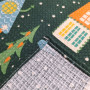Kitchen towel SoundSleep Happy holidays waffle 45x60 cm 185 g dark green (2800004977715)