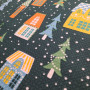 Kitchen towel SoundSleep Happy holidays waffle 45x60 cm 185 g dark green (2800004977715)
