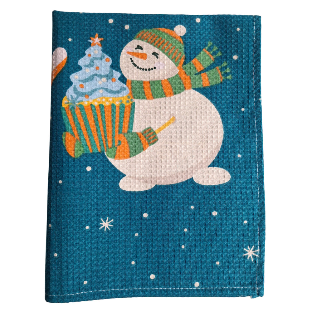 Kitchen towel SoundSleep Miracles waffle 45x60 cm 185 g Dark Green (2800004977739)