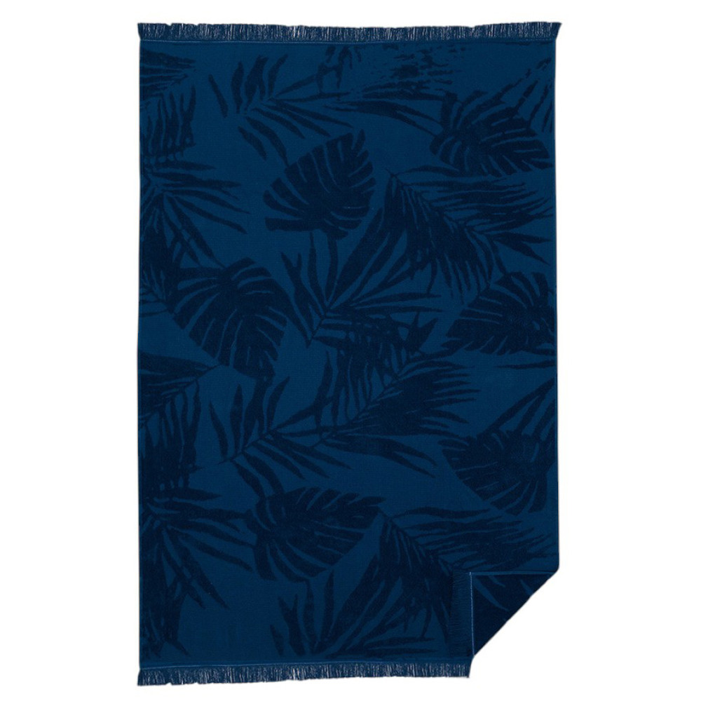 Рушник пляжний жакардовий SoundSleep Hawaii dark blue 100х150 см