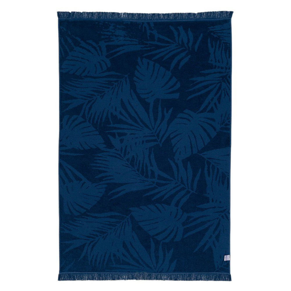 Рушник пляжний жакардовий SoundSleep Hawaii dark blue 100х150 см