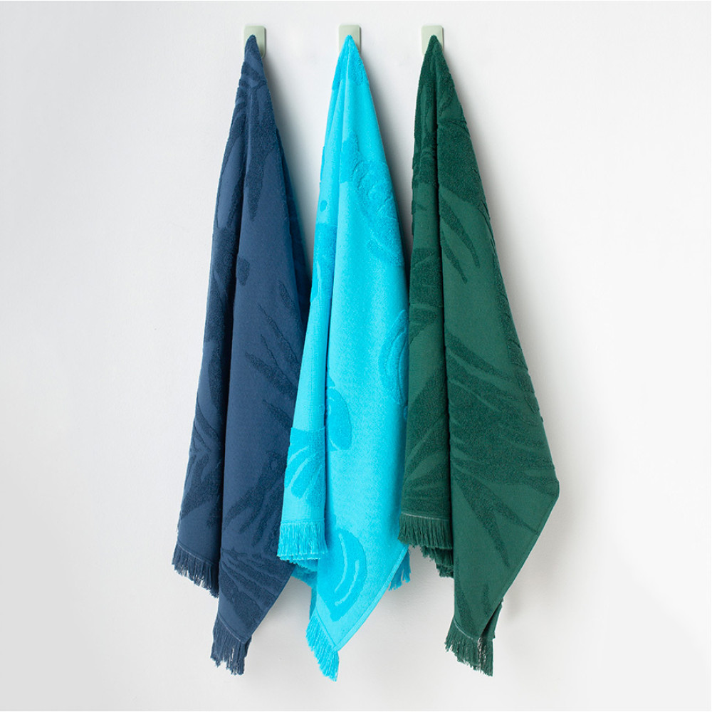 Terry beach jacquard SoundSleep Hawaii green 100х150 cm