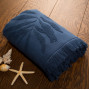 Рушник пляжний жакардовий SoundSleep Hawaii dark blue 100х150 см Рушник пляжний жакардовий SoundSleep Hawaii dark blue 100х150 см