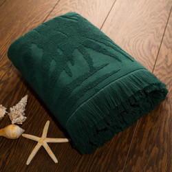 Полотенце SoundSleep пляжное жаккардовое Hawaii green 100х150 см