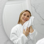 Hotel terry towel SoundSleep Crystal white 50x90 cm