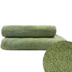 Terry towel with loop SoundSleep Delicat 70x140 cm 500 gm2 olive (94313307)