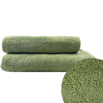 Terry towel with loop SoundSleep Delicat 50x90 cm 500 g/m2 olive (94313451)